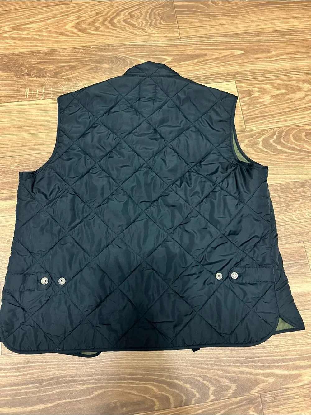 J.Crew men’s quilted puffer vest - large